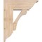 Ekena Millwork Legacy Traditional Smooth Bracket w/ Offset Brace, Douglas Fir, 7 1/2"W x 20"D x 24"H BKT0806X20X24LEC01SDF - alternate 4